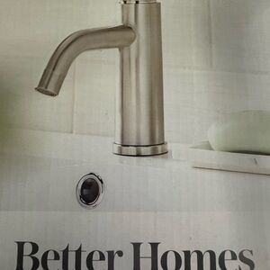 Better Homes And Gardens Brushed Nickel Bathroom Faucet - Silver